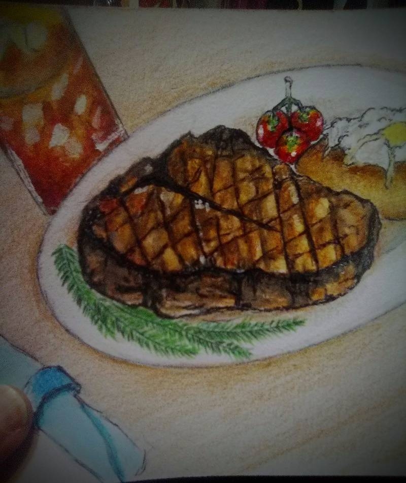 Steak Drawings Sketch A Day