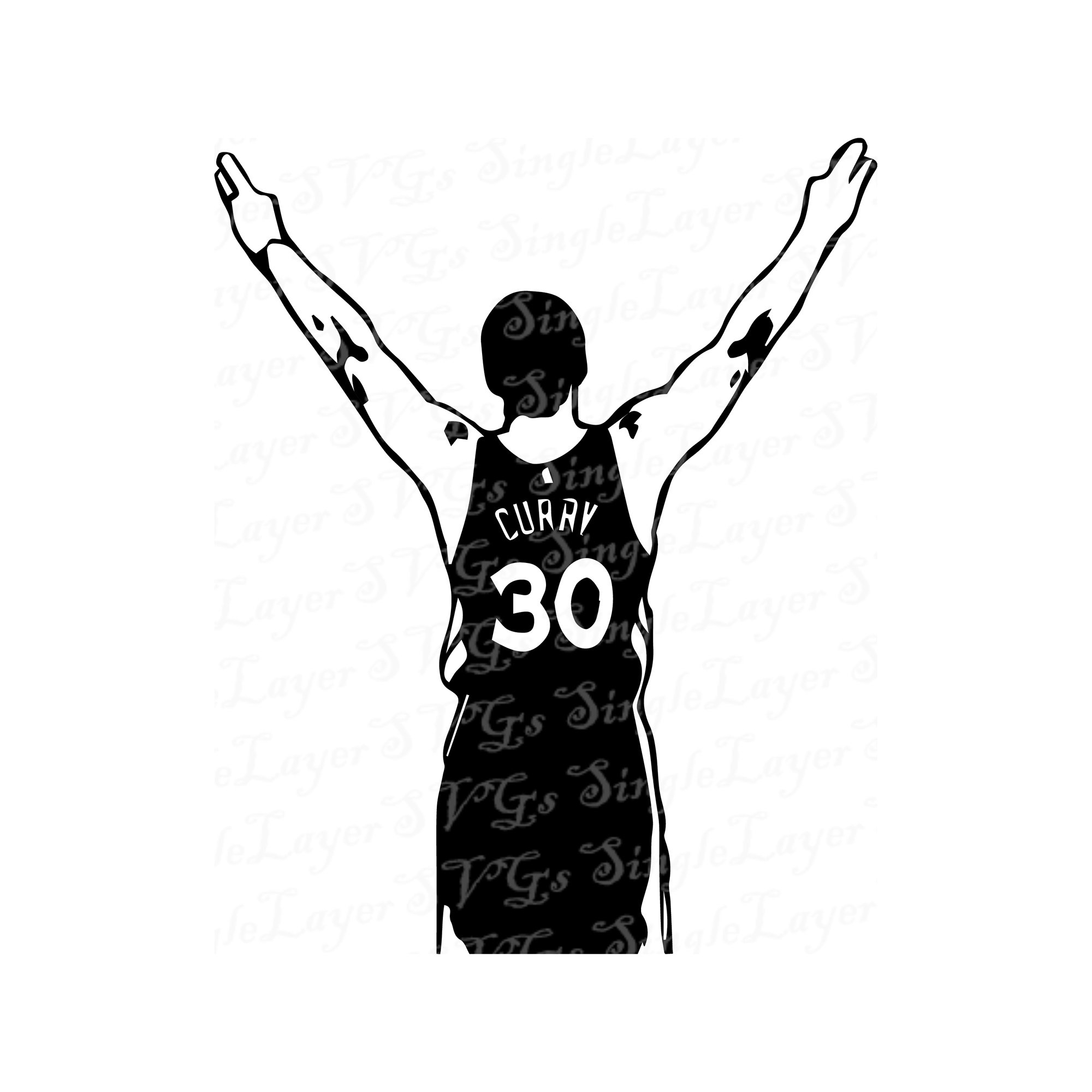 Steph Curry SVG DXF PNG Pdf Jpg Files Steph Curry Vector File Los Angeles Svg Clippers Svg Etsy