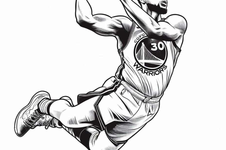 Stephen Curry Coloring Pages For Kids Free Print Or Download