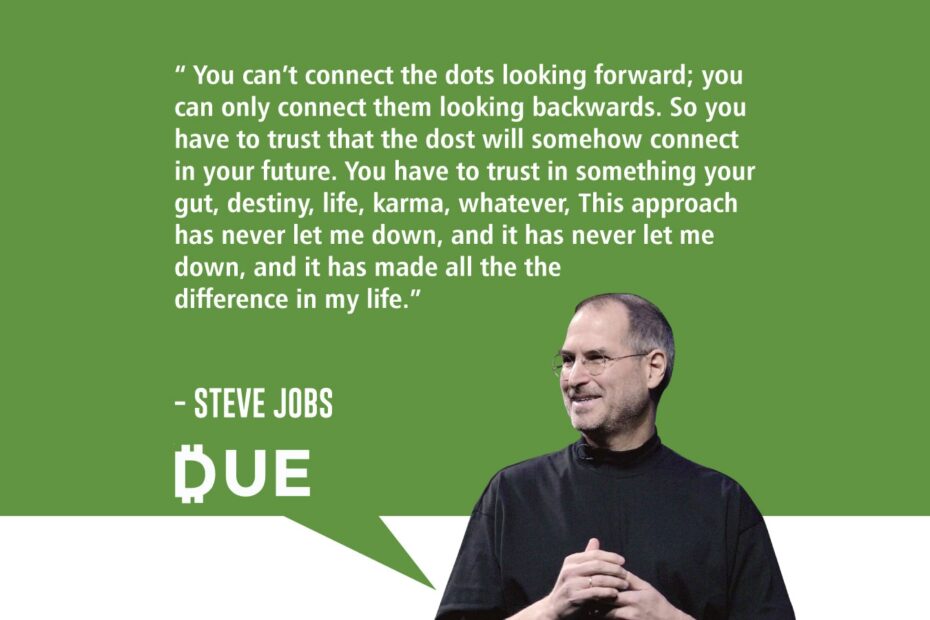 Steve Jobs Believe The Dots Will Connect Due
