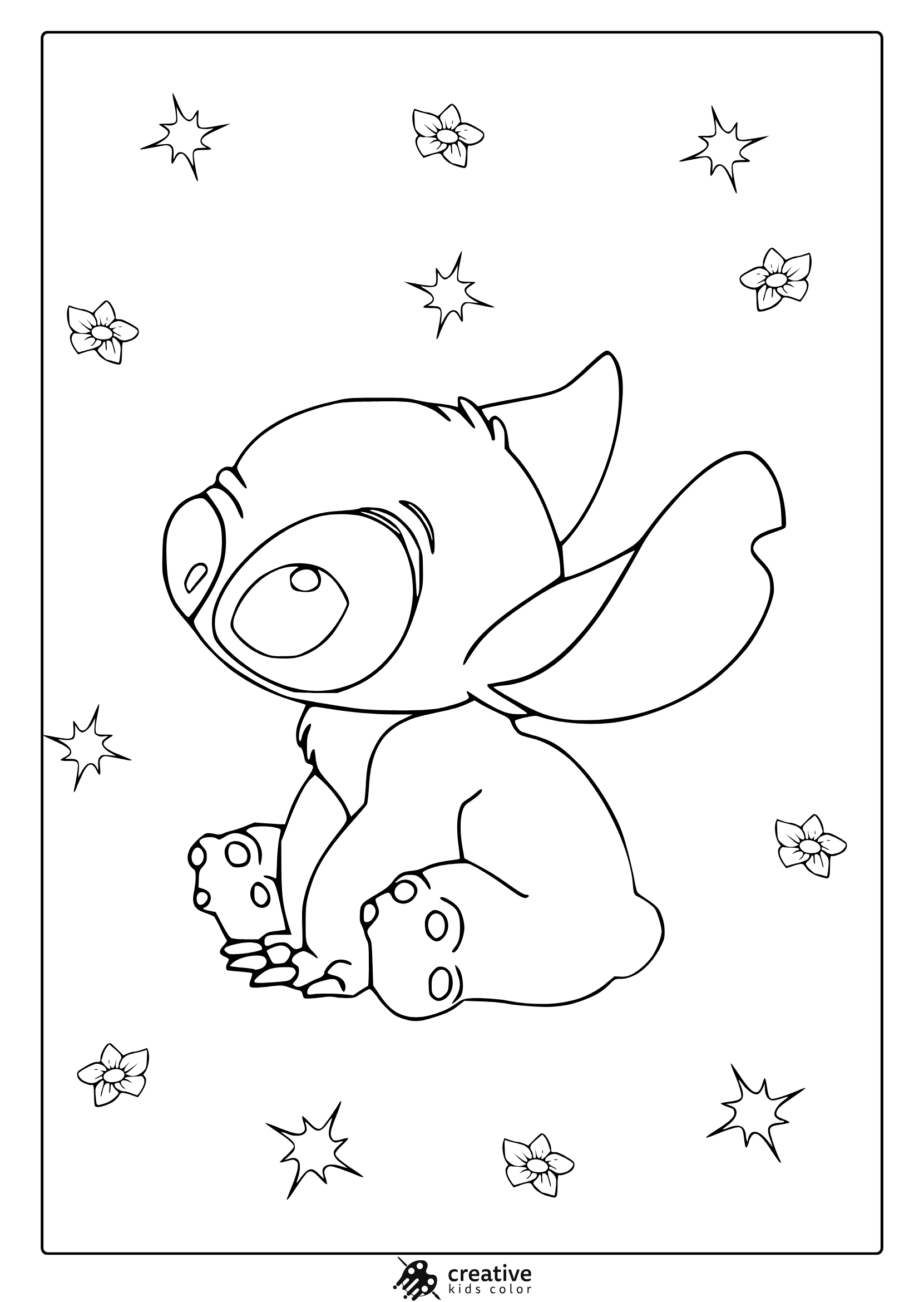 free printable coloring stitch