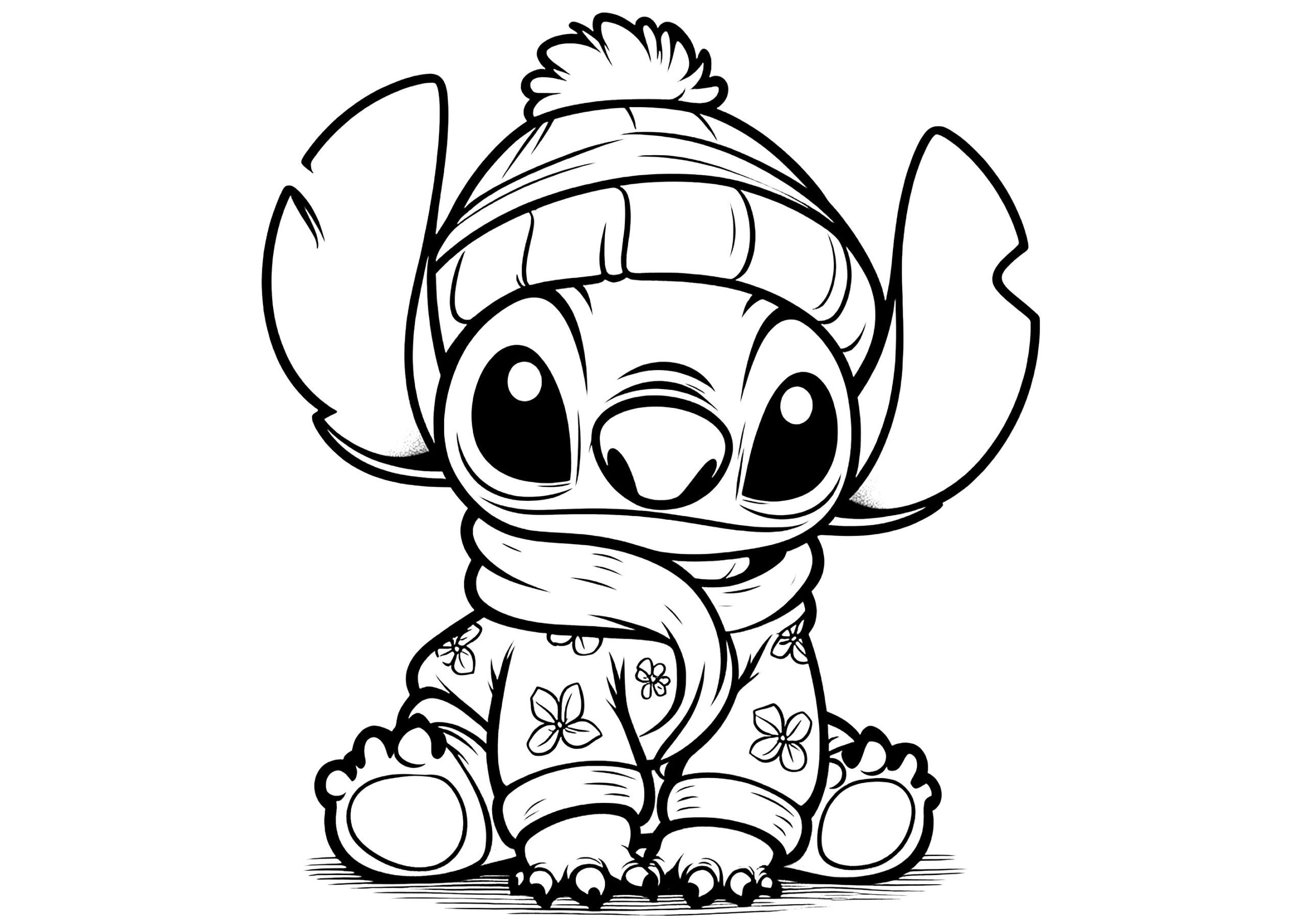 stitch printable coloring pages
