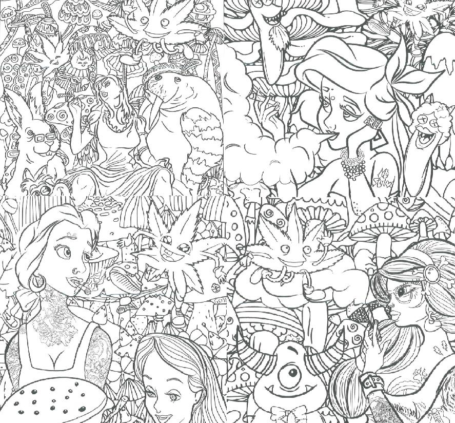 Stoner Princess Coloring Book Etsy