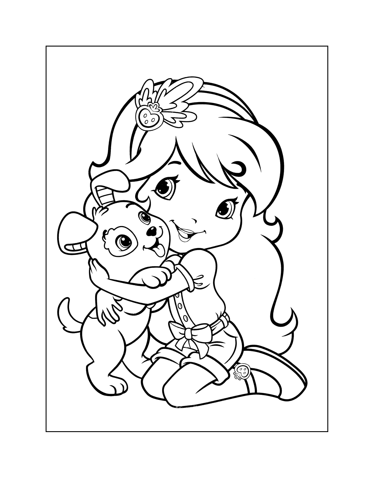 Strawberry Shortcake Coloring Pages Printable Coloring Pages FREE
