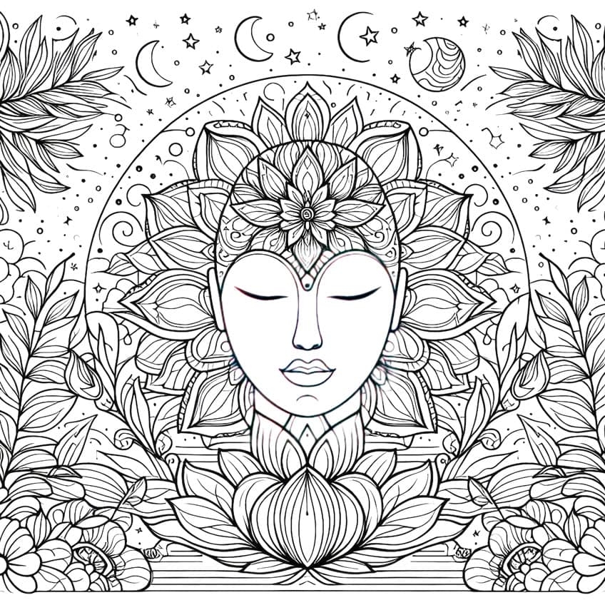 Stress Relief Coloring Pages 33 Relaxing Coloring Sheets