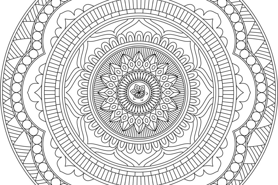 Stress Relief Coloring Printable Young Adult Coloring Book