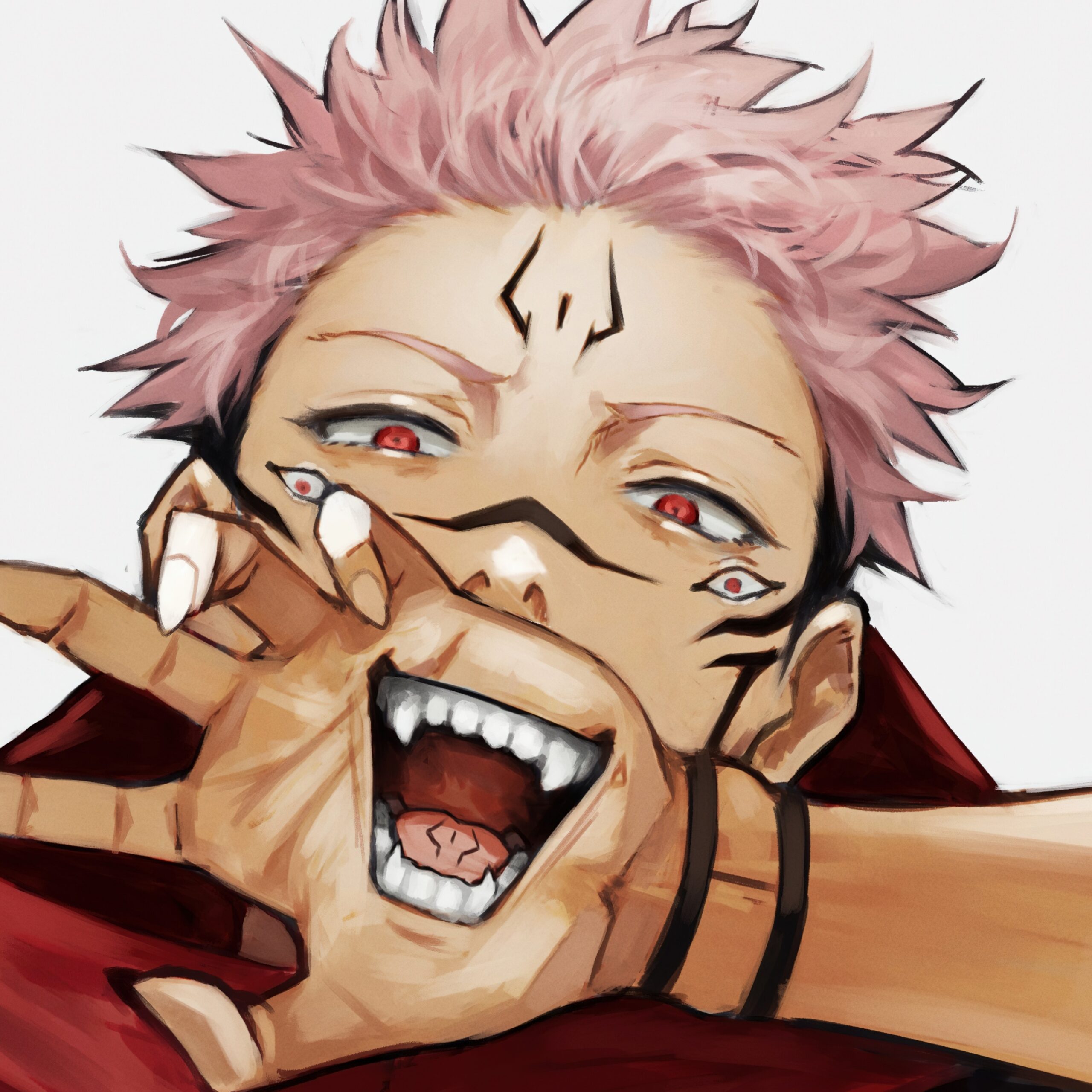 Sukuna Wallpaper 4K Drawing Jujutsu Kaisen 5K