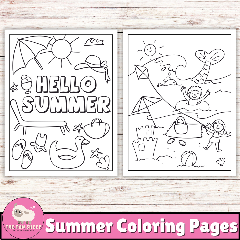 Summer Coloring Pages End Of The Year Coloring Pages 5 