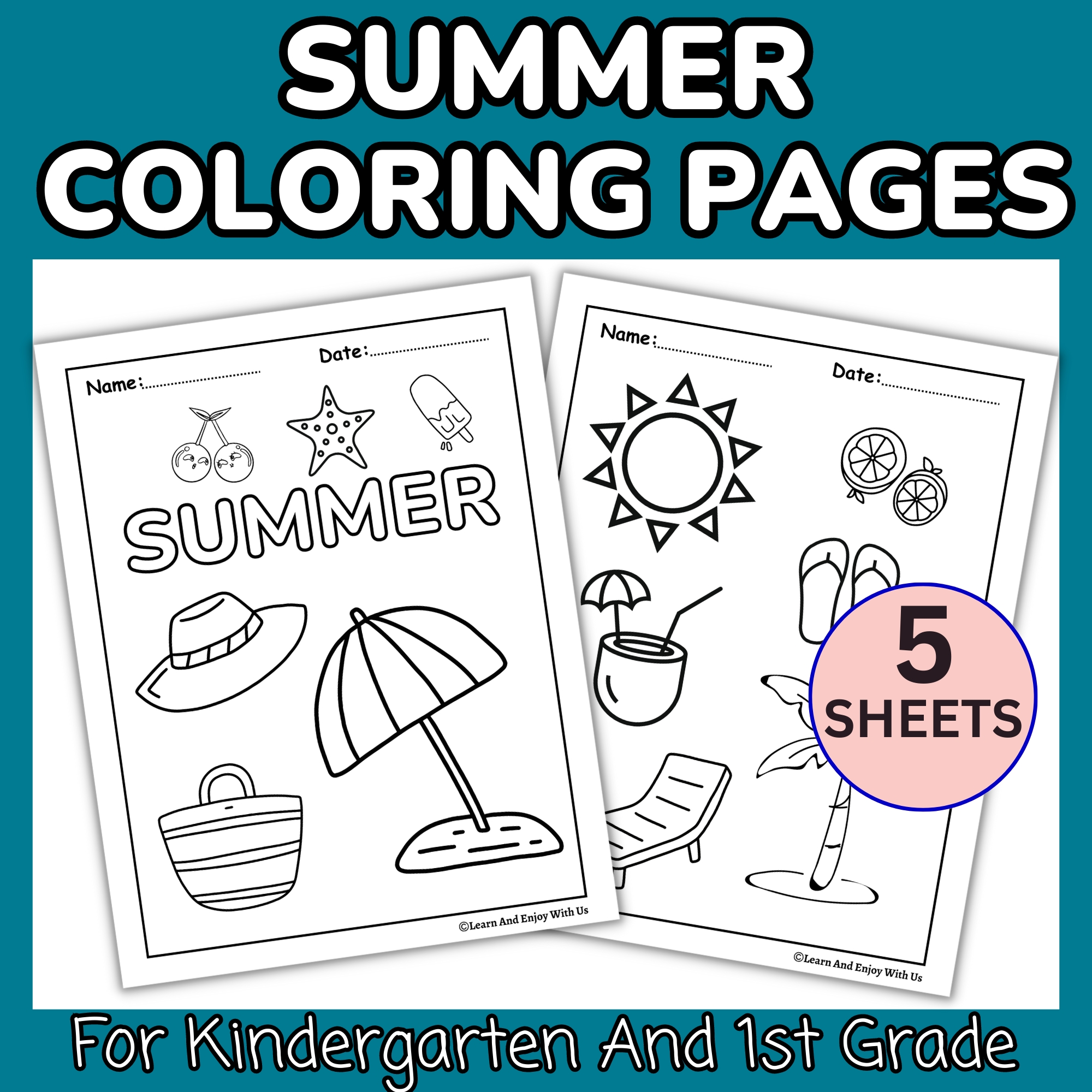 coloring sheets for first graders