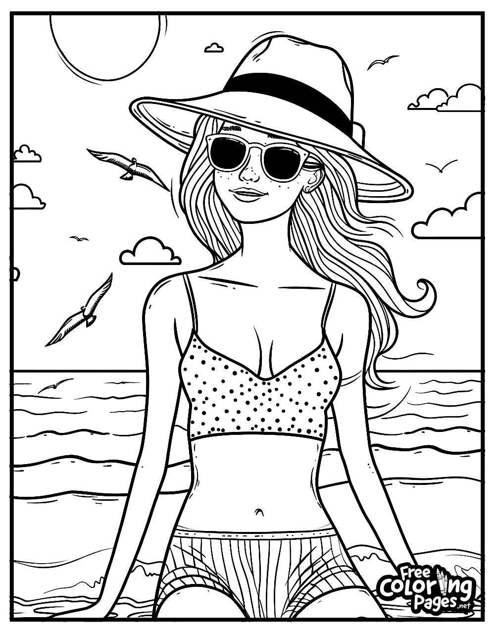 Summer Coloring Pages Free Coloring Pages