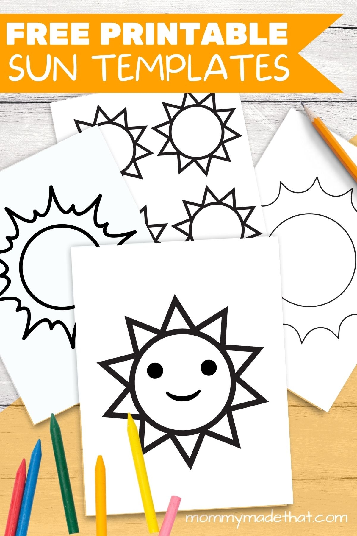 free printable sun pictures