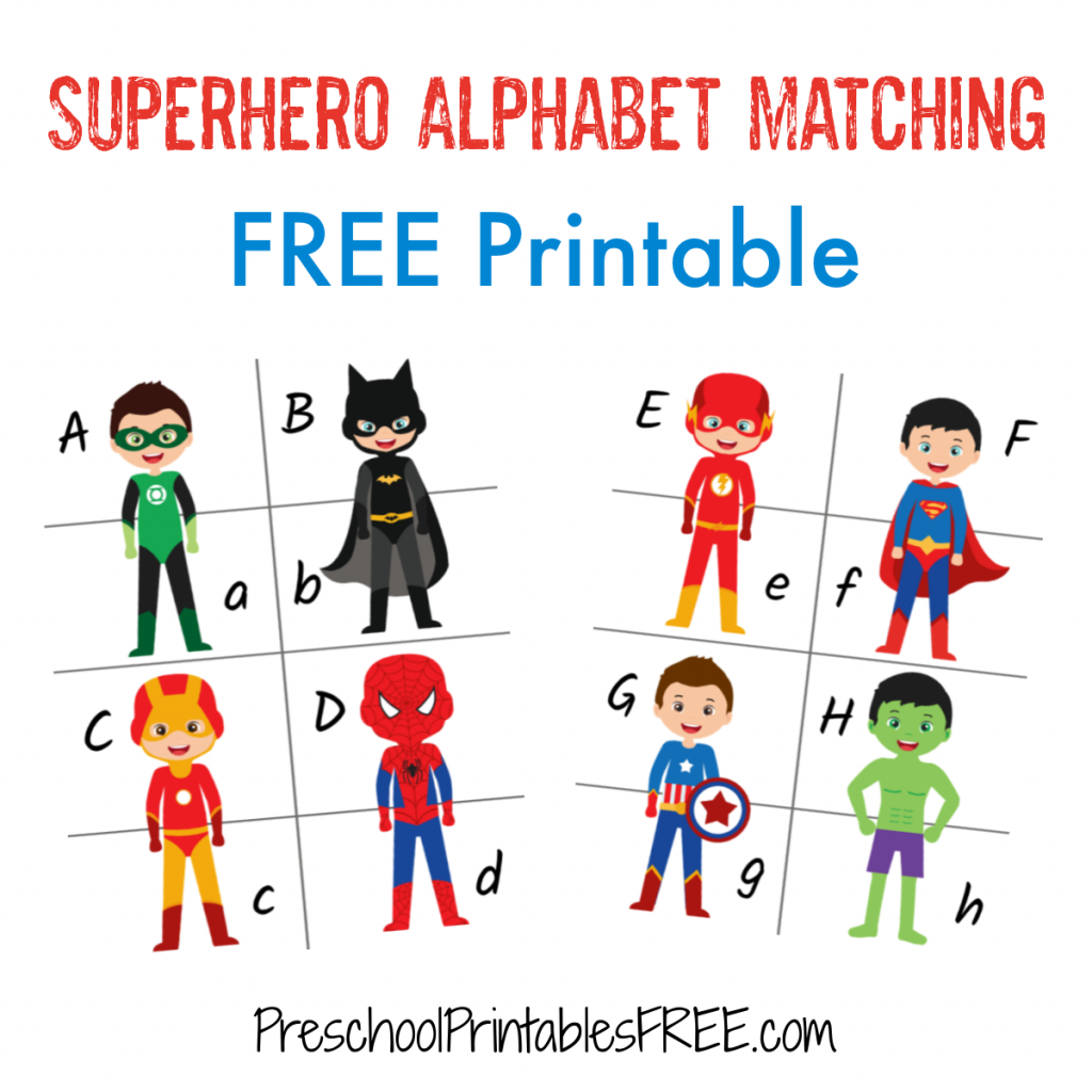 free printable superhero