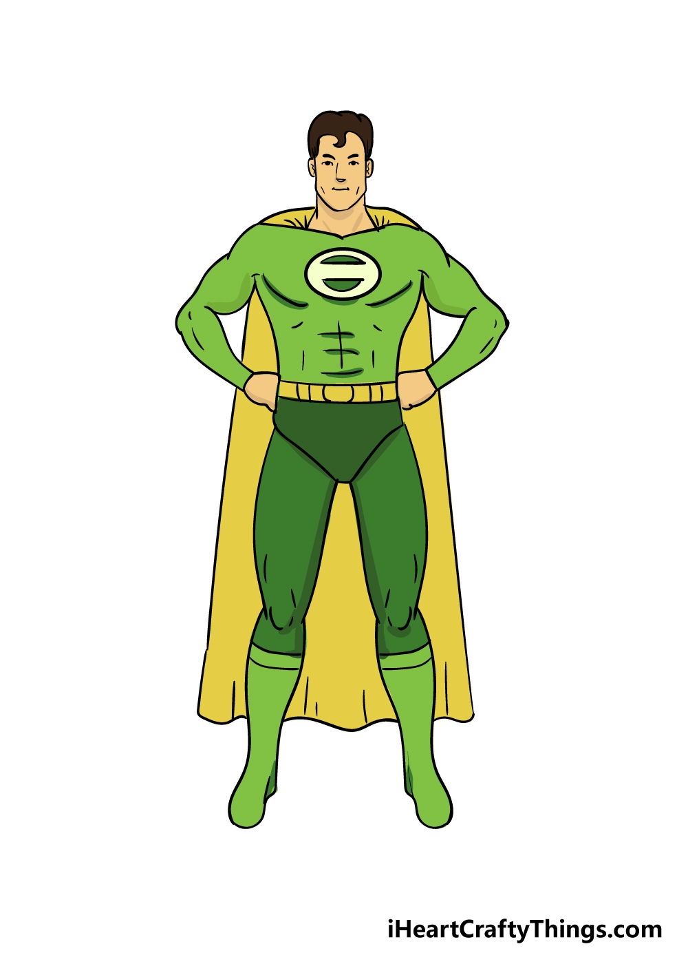 Superhero Drawing How To Draw A Superhero Step By Step