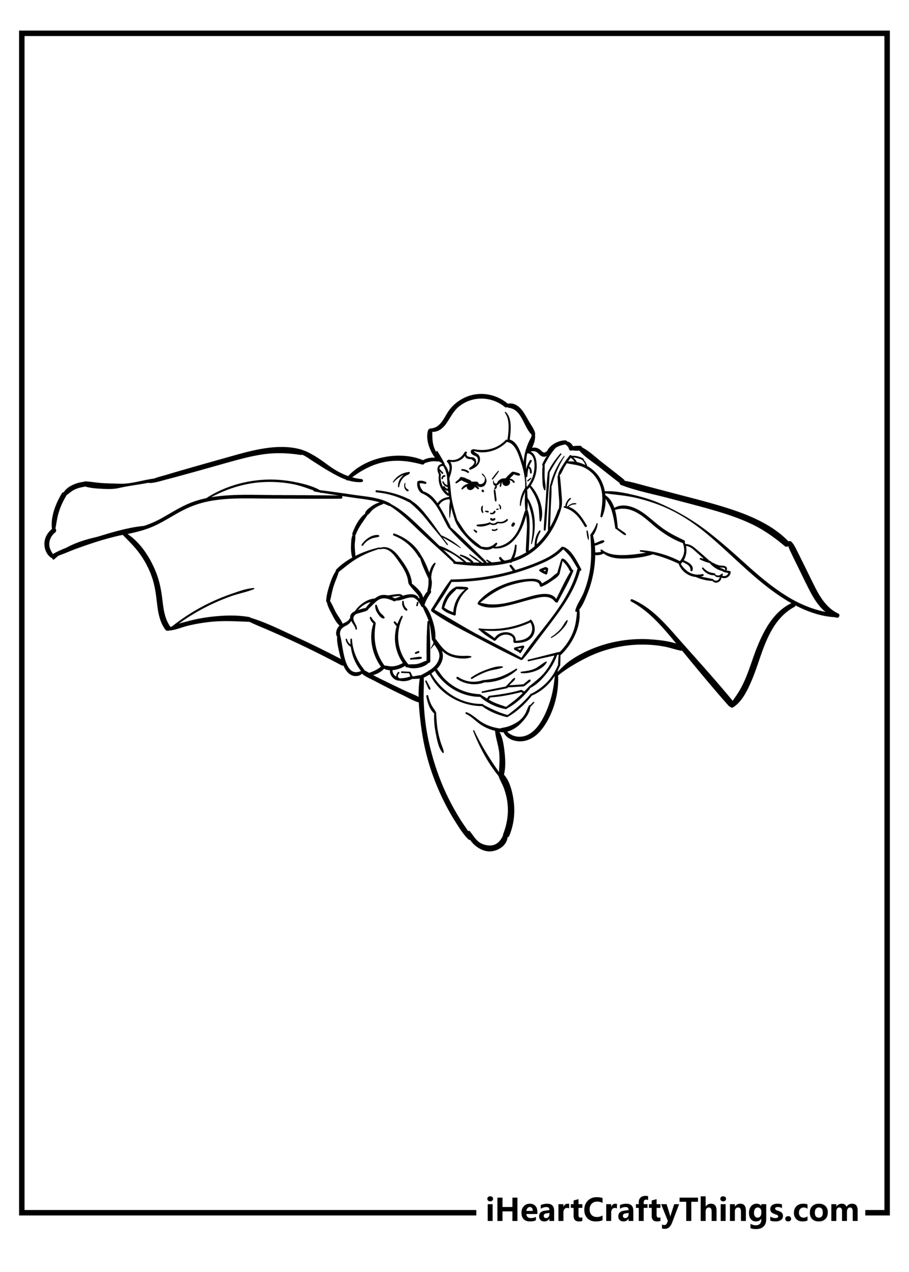 printable picture of superman