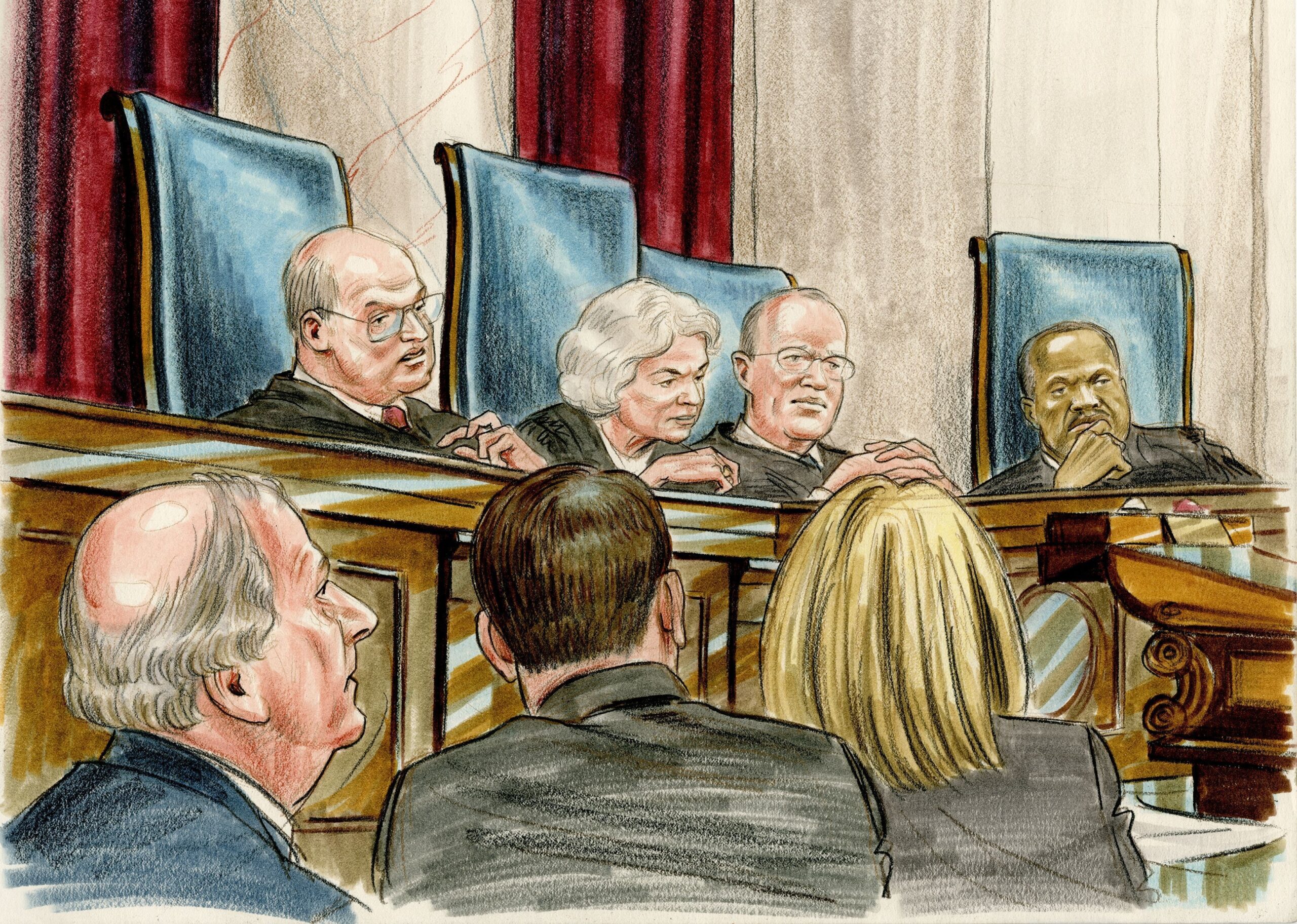 Supreme Court Artist Retires After 45 Years Documenting Judicial History NPR