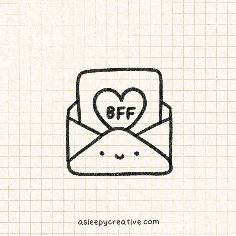 Sweet Friendship Drawing Ideas You Can Try Today A Sleepy Creative