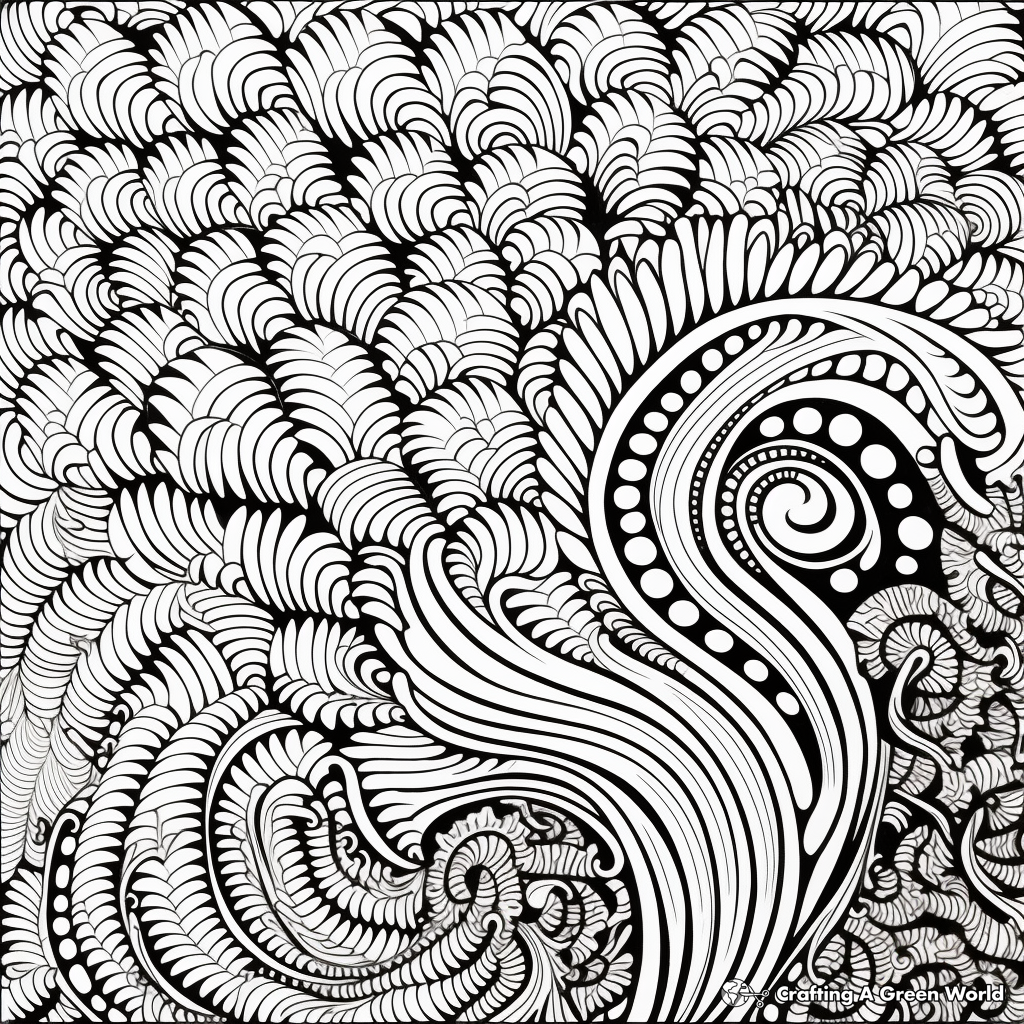 beautiful unique coloring pages