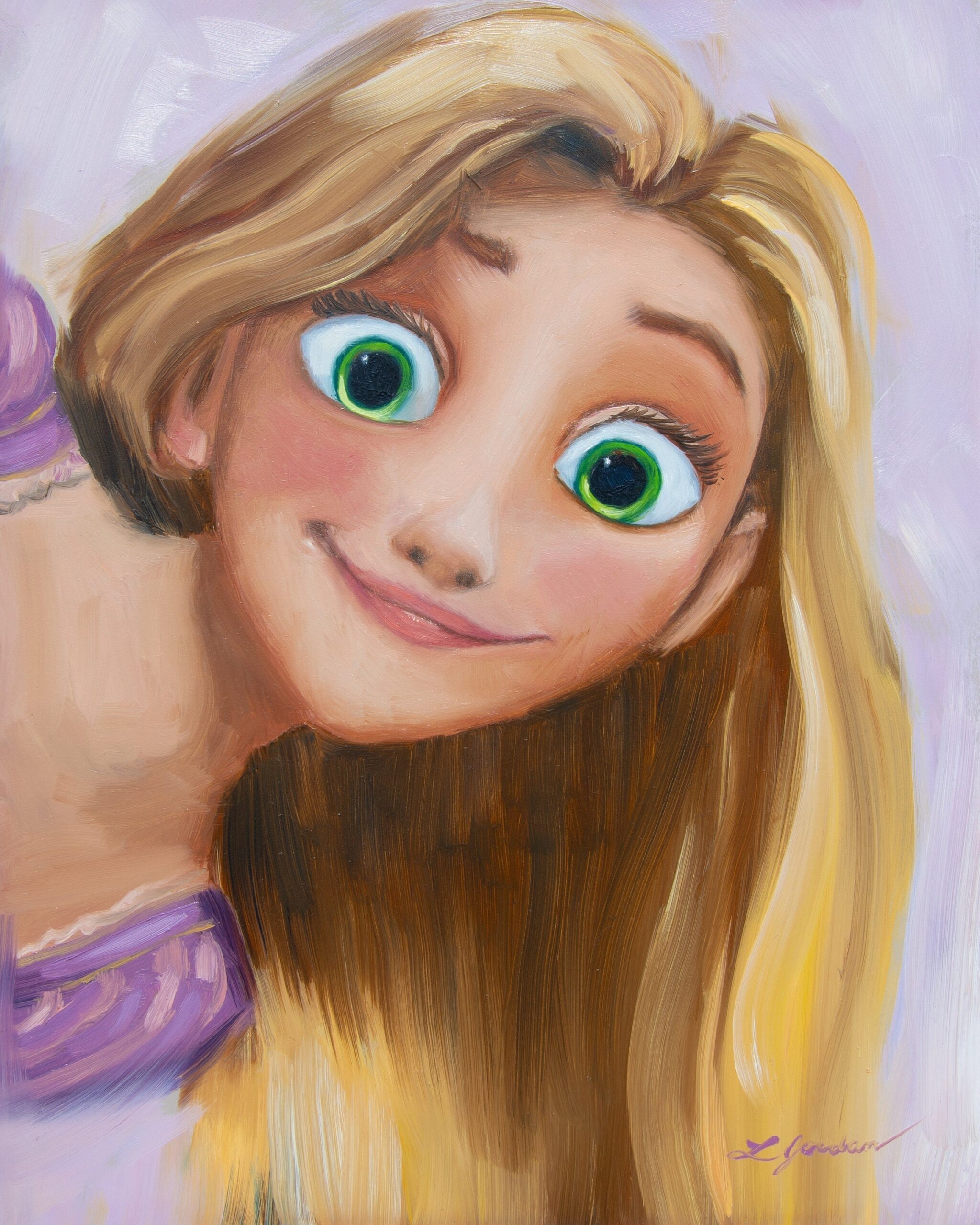 drawing of rapunzel tangled