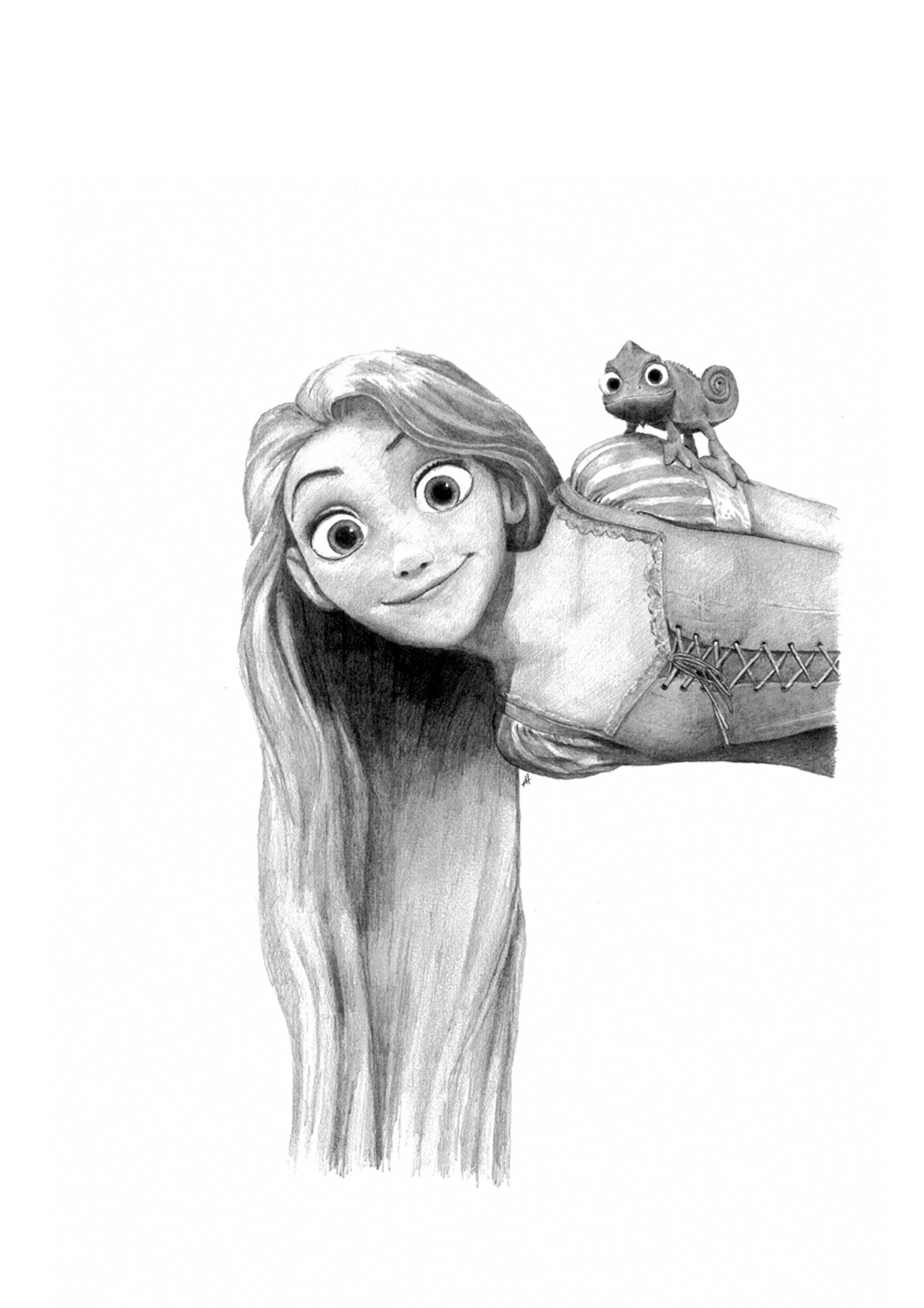 rapunzel draw