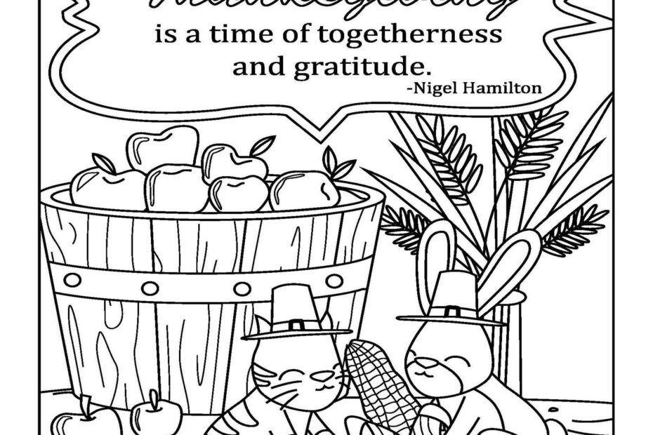 Thanksgiving Coloring Pages For Adults 2 Printable Coloring Pages Instant Download PDF