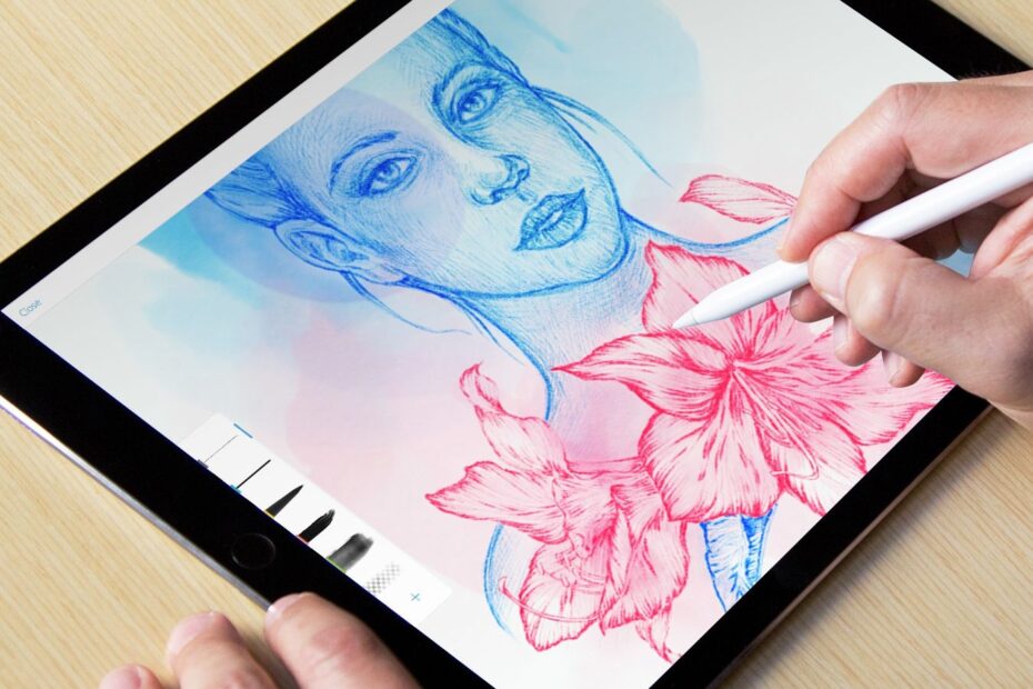 The 5 Best Apps For Sketching On An IPad Pro Photoshop Sketch Procreate Pixelmator Concepts Inspire Pro WIRED