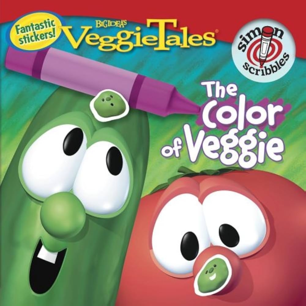 The Color Of Veggie Veggietales Simon Scribbles 
