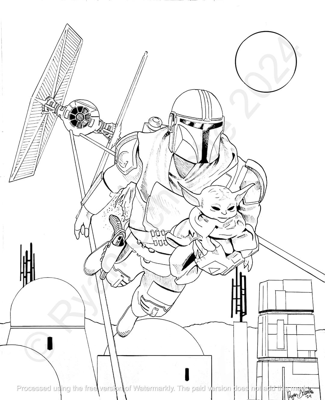 star wars free coloring sheets