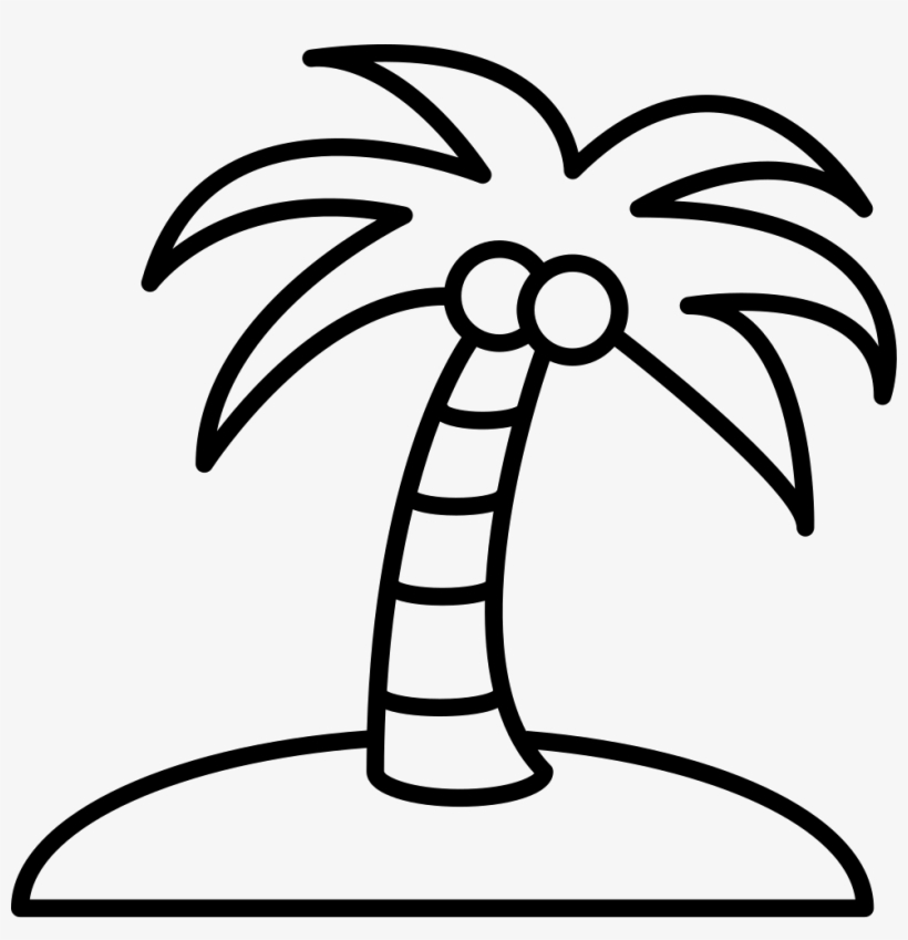 The Truth About Palm Tree Drawing Png At Getdrawings Outline Of Coconut Tree Transparent PNG 980x967 Free Download On NicePNG