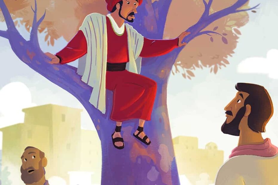 The Zacchaeus Bible Story On Sunday School Zone