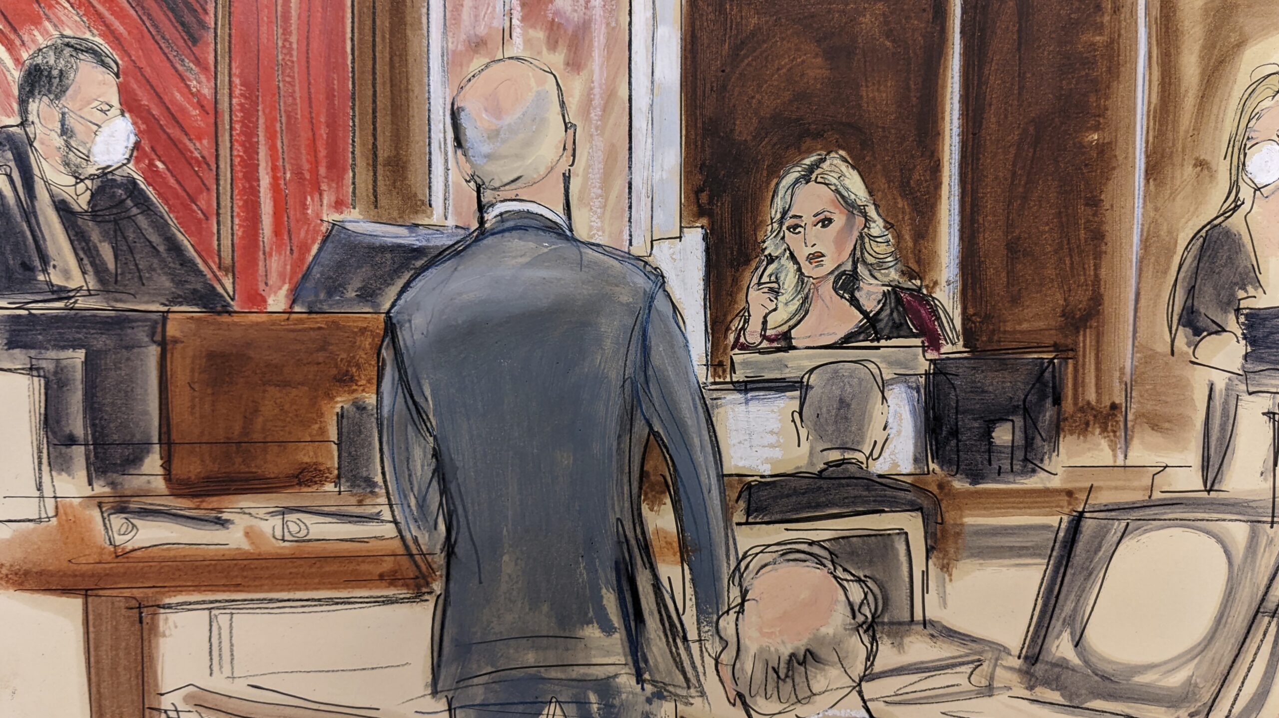 court drawing