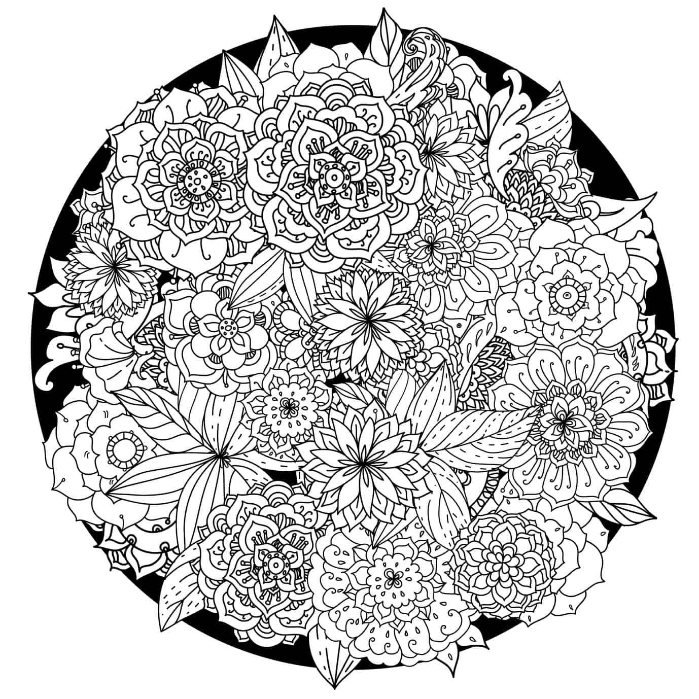 printable coloring pages for stress
