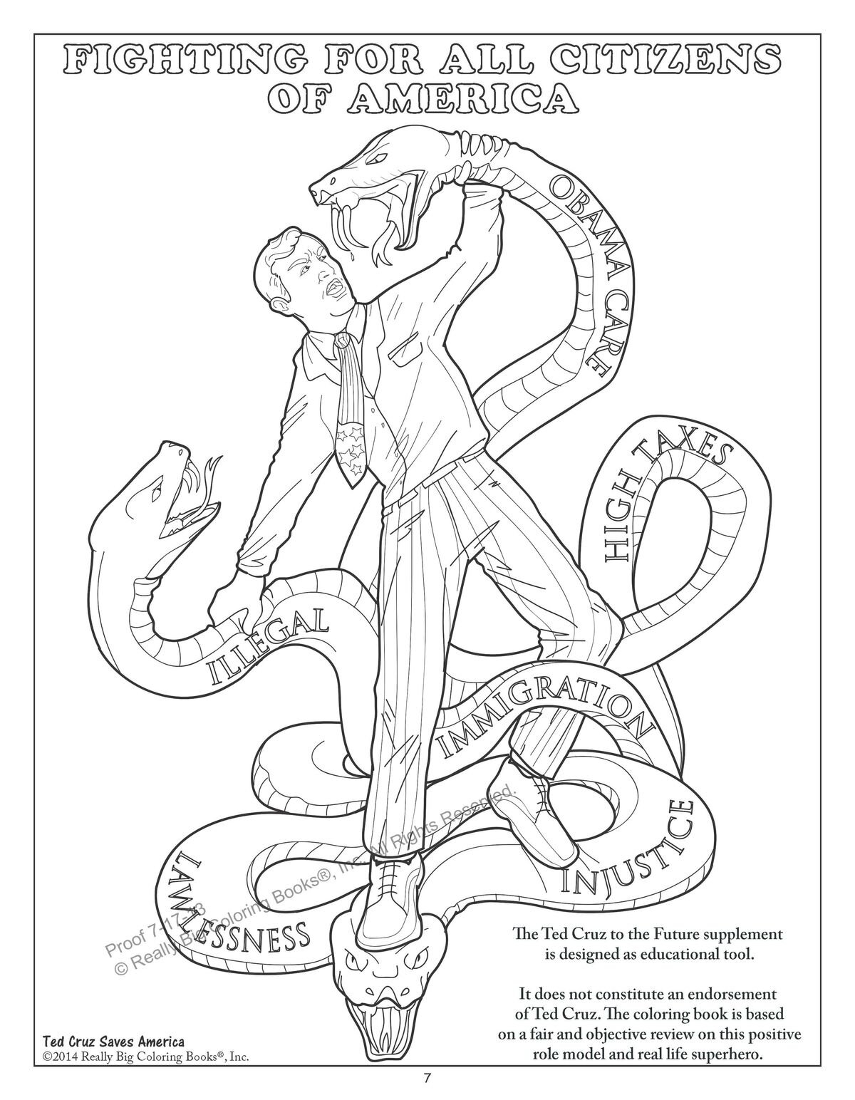This Looks Terrible The Ted Cruz Coloring And Activity Book It 
