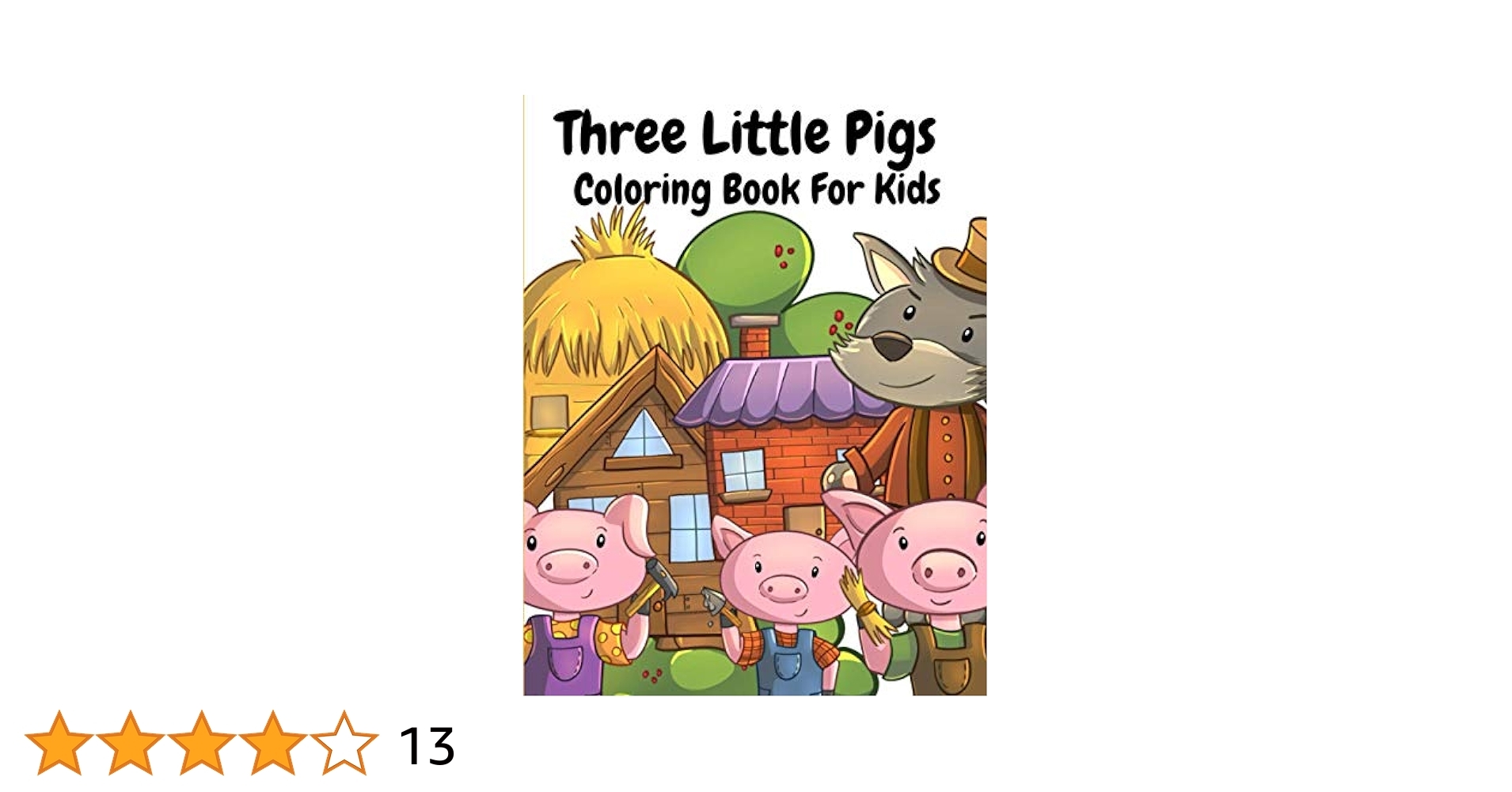 three little pigs coloring book