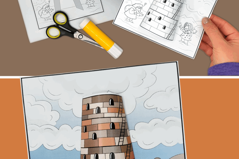 Tower Of Babel 3D Bible Craft 10 Minutes Of Quality Time