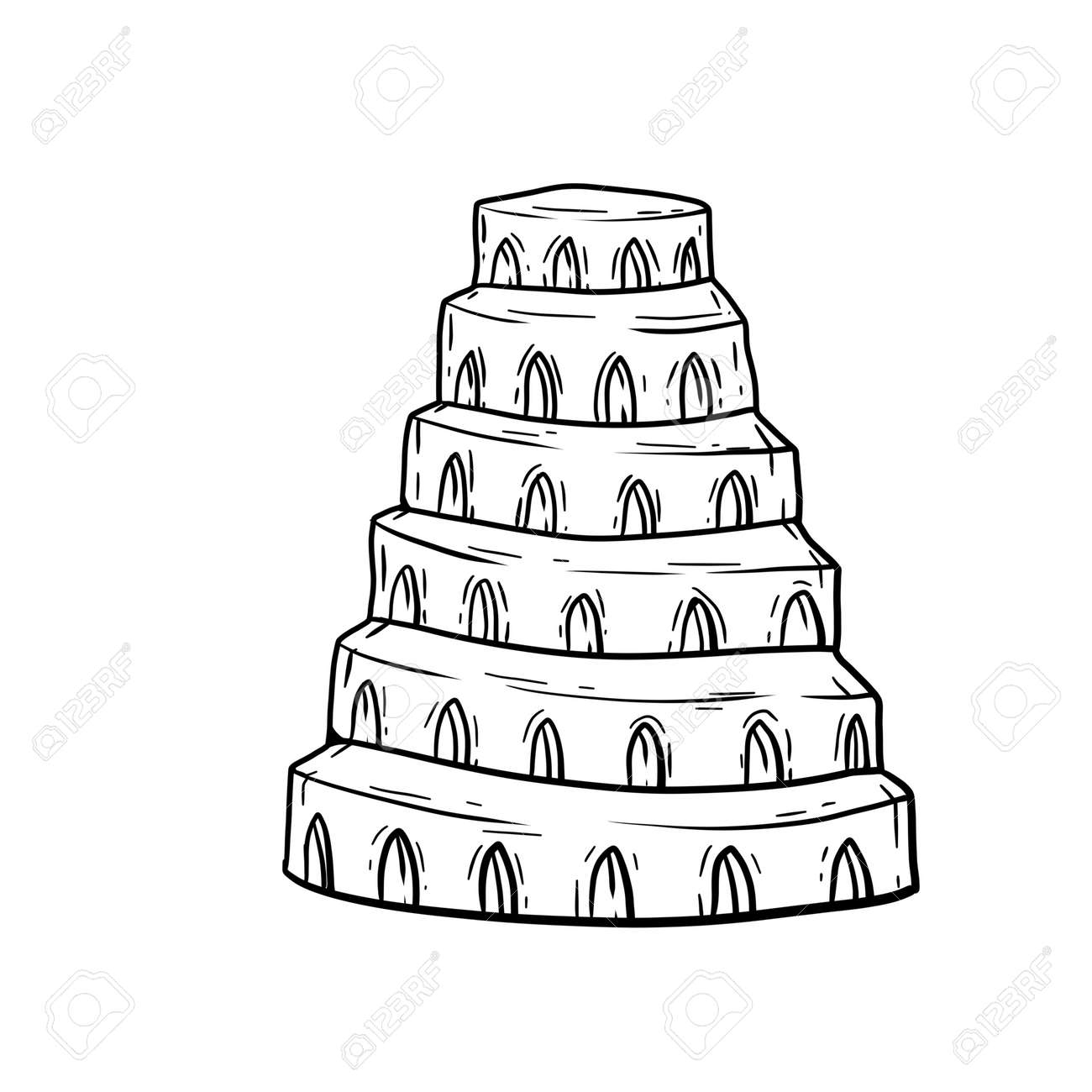 Tower Of Babel Ancient City Babylon Of Mesopotamia And Iraq 