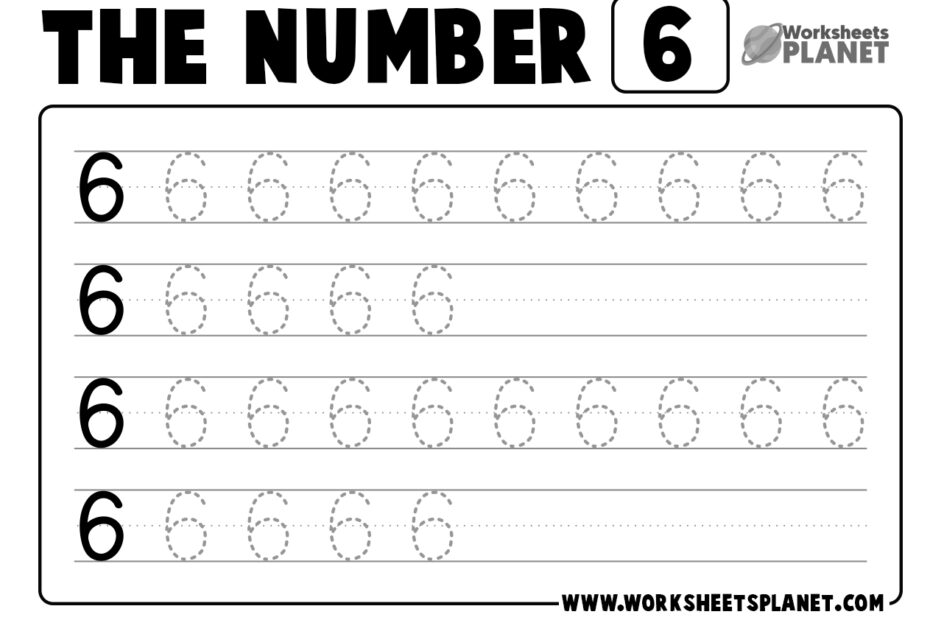 Tracing Numer 6