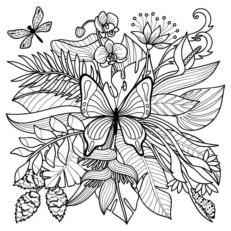 Tropical Rainforest Coloring Page Stock Illustrations 599 Tropical Rainforest Coloring Page Stock Illustrations Vectors U0026 Clipart Dreamstime