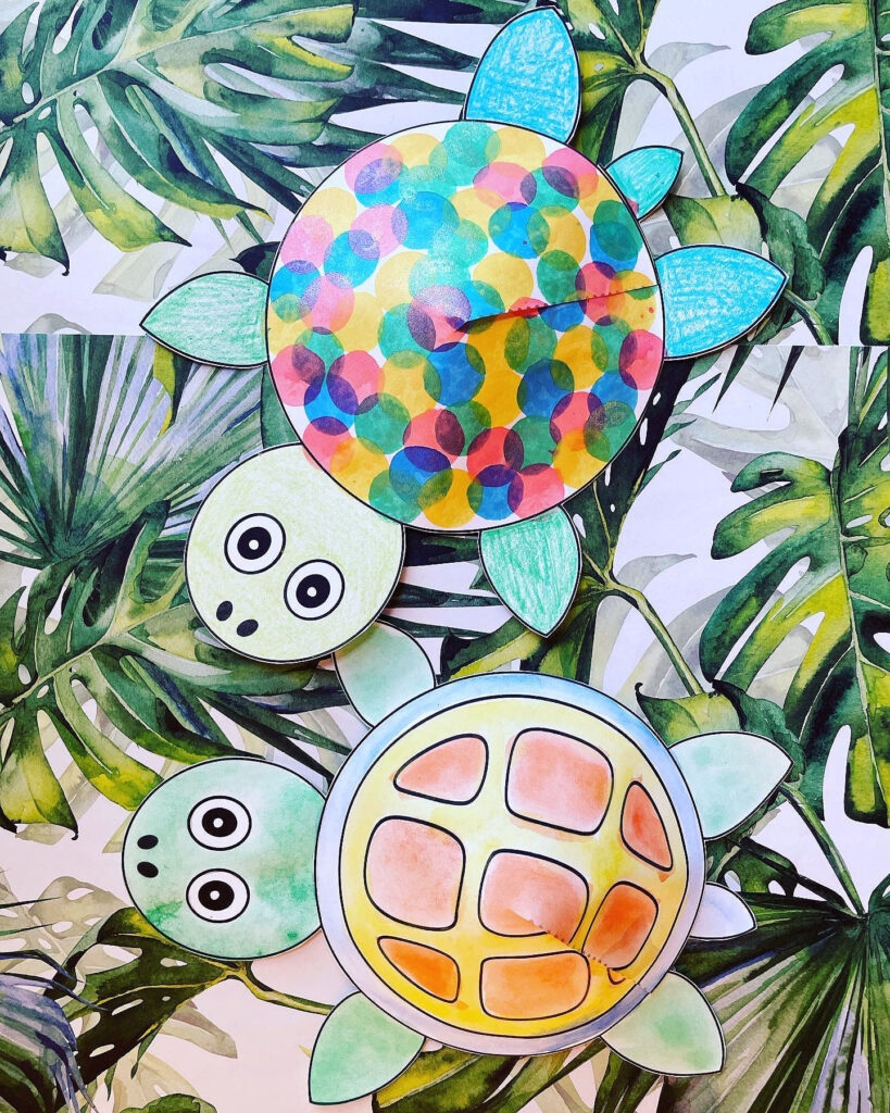 Turtle Craft For Preschool With Free Templates The Hollydog Blog