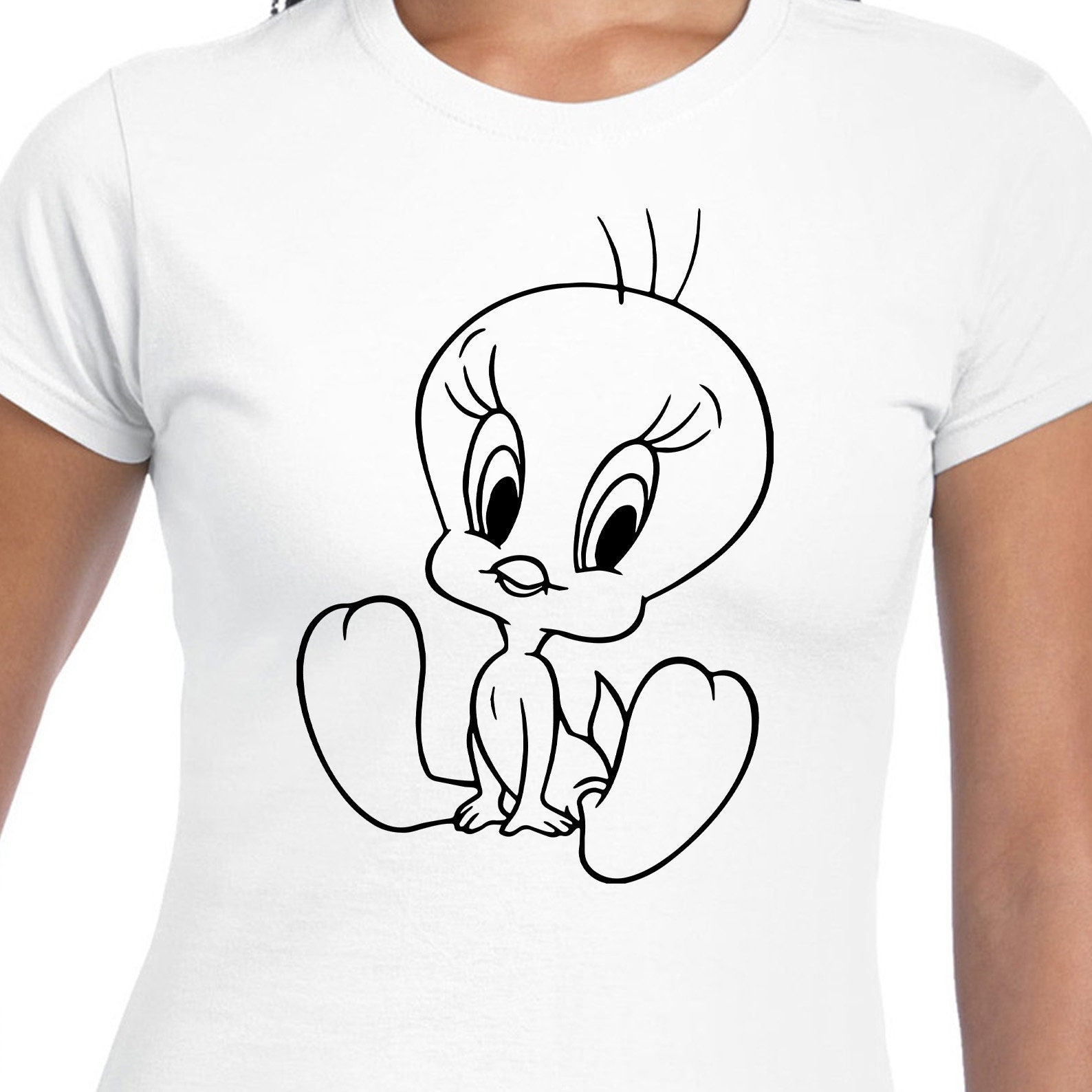 Tweety Cut Files Cricut Silhouette Cameo Svg Cut Files 