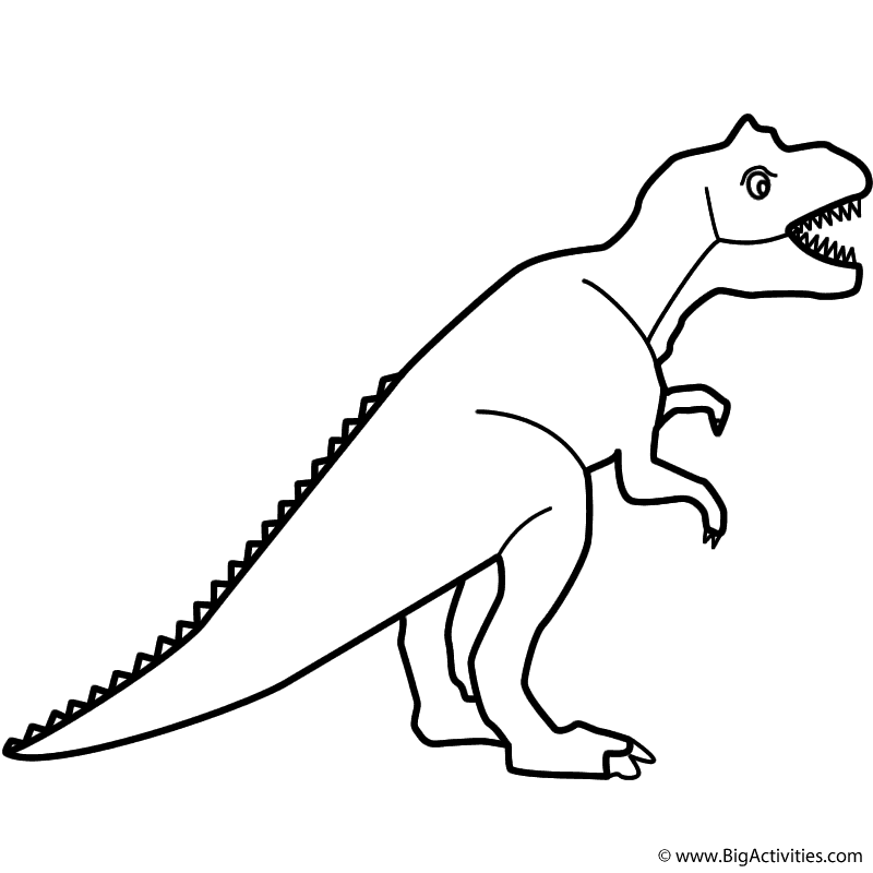 tyrannosaurus rex coloring pages pdf