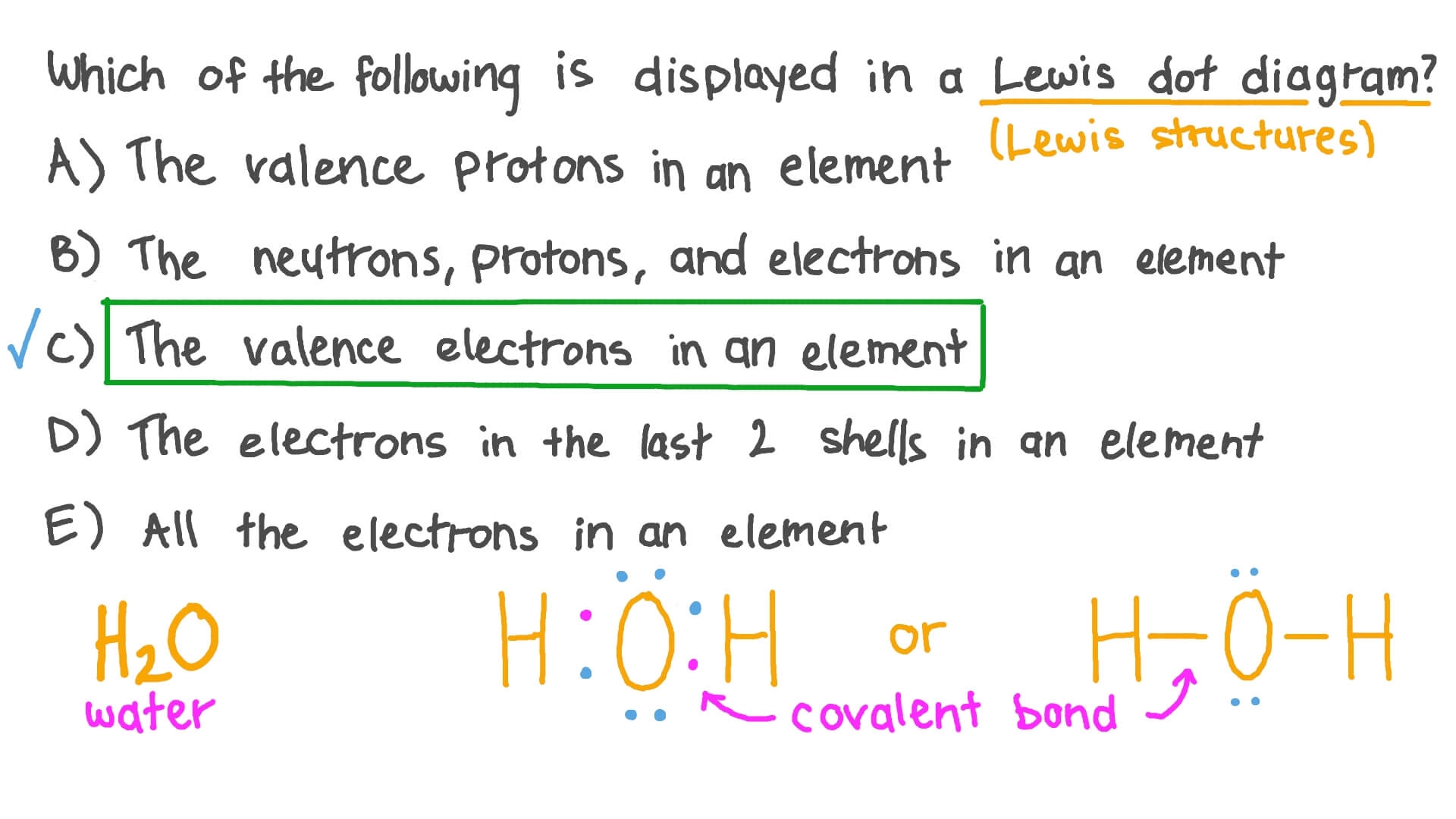 how to do the lewis dot structure