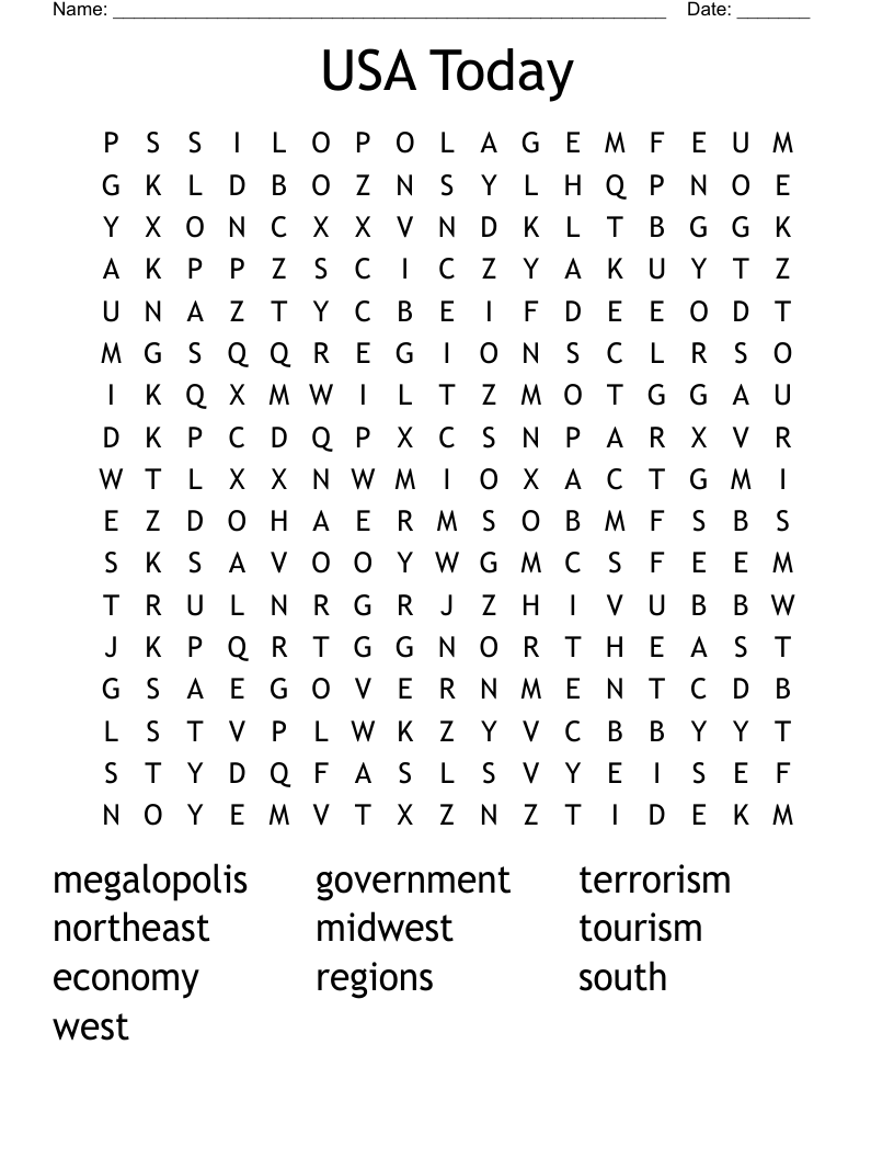 printable crossword puzzles usa today