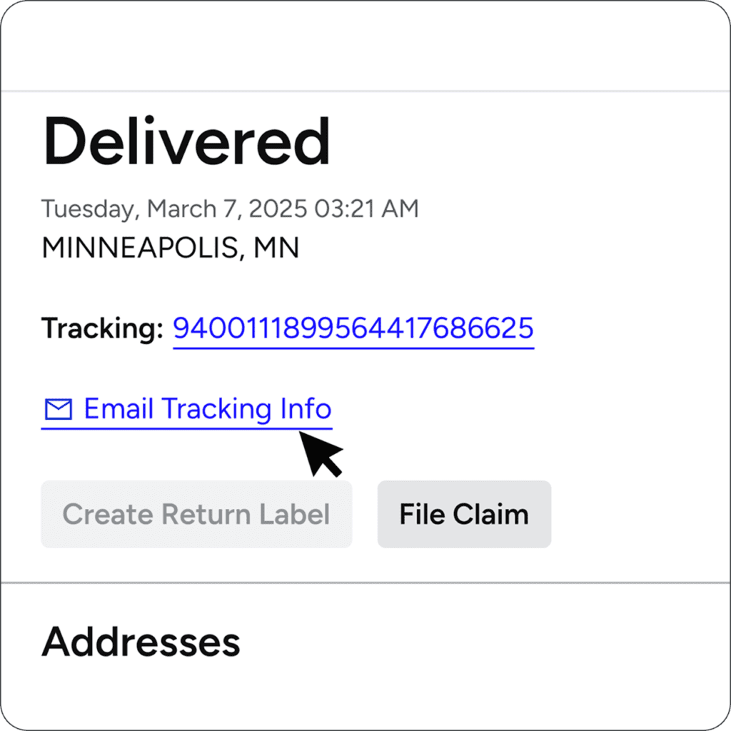 usps tracing number