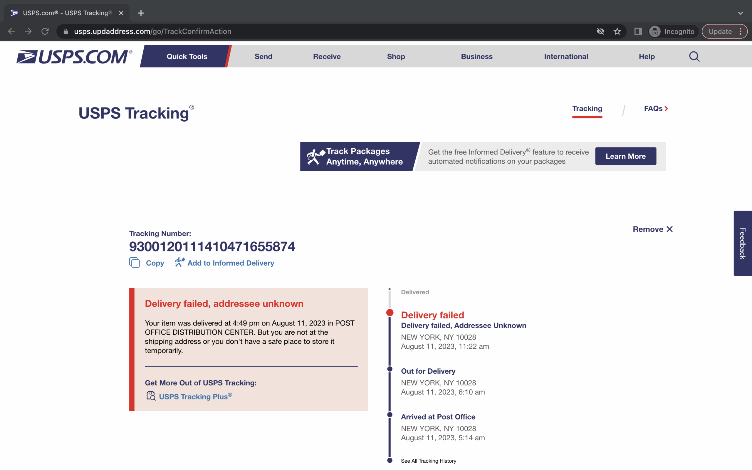 USPS Scam Very SoPHISHticated AlphaMountain ai