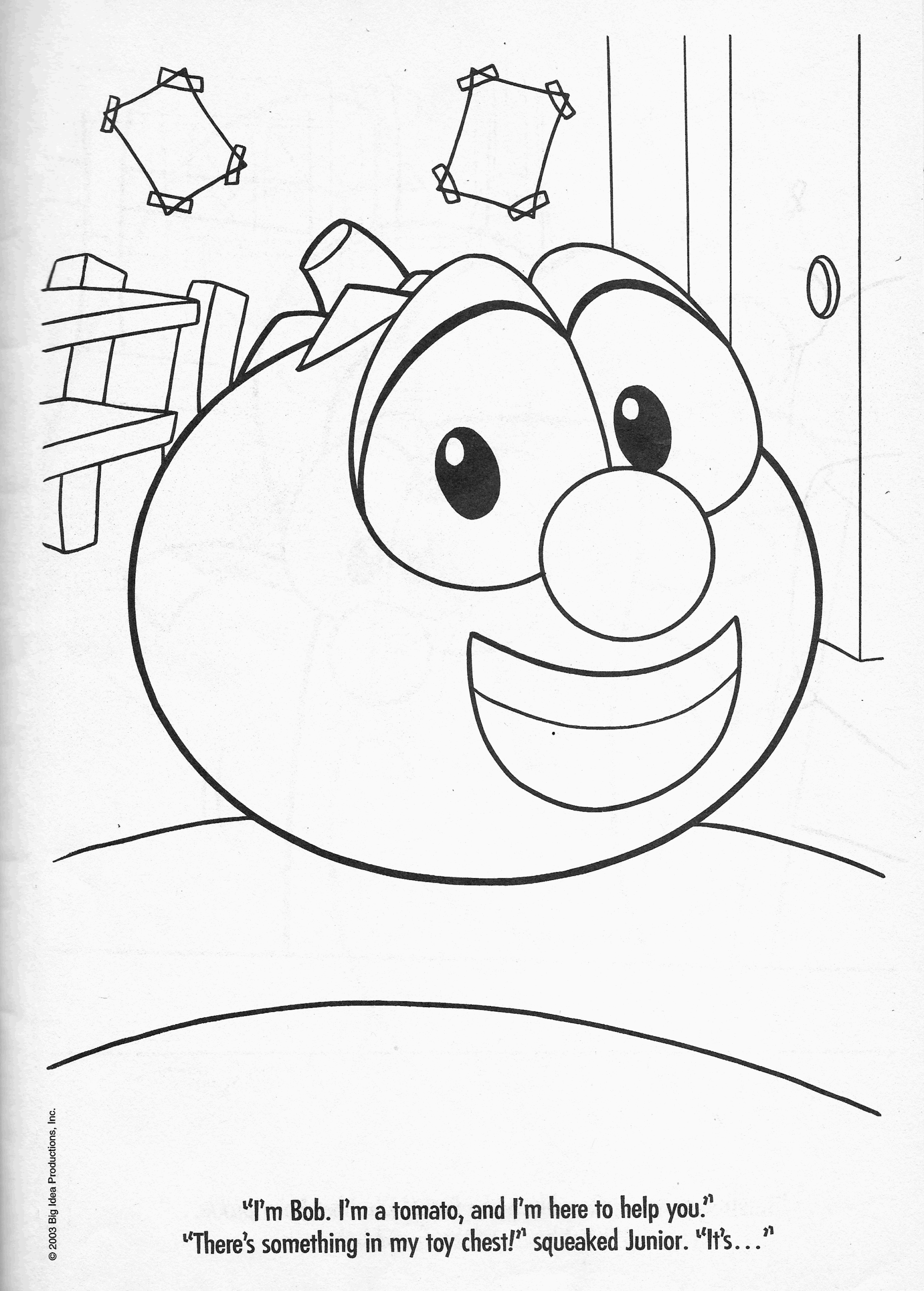 Veggietales Book To Color Junior s Bedtime Stories Free 