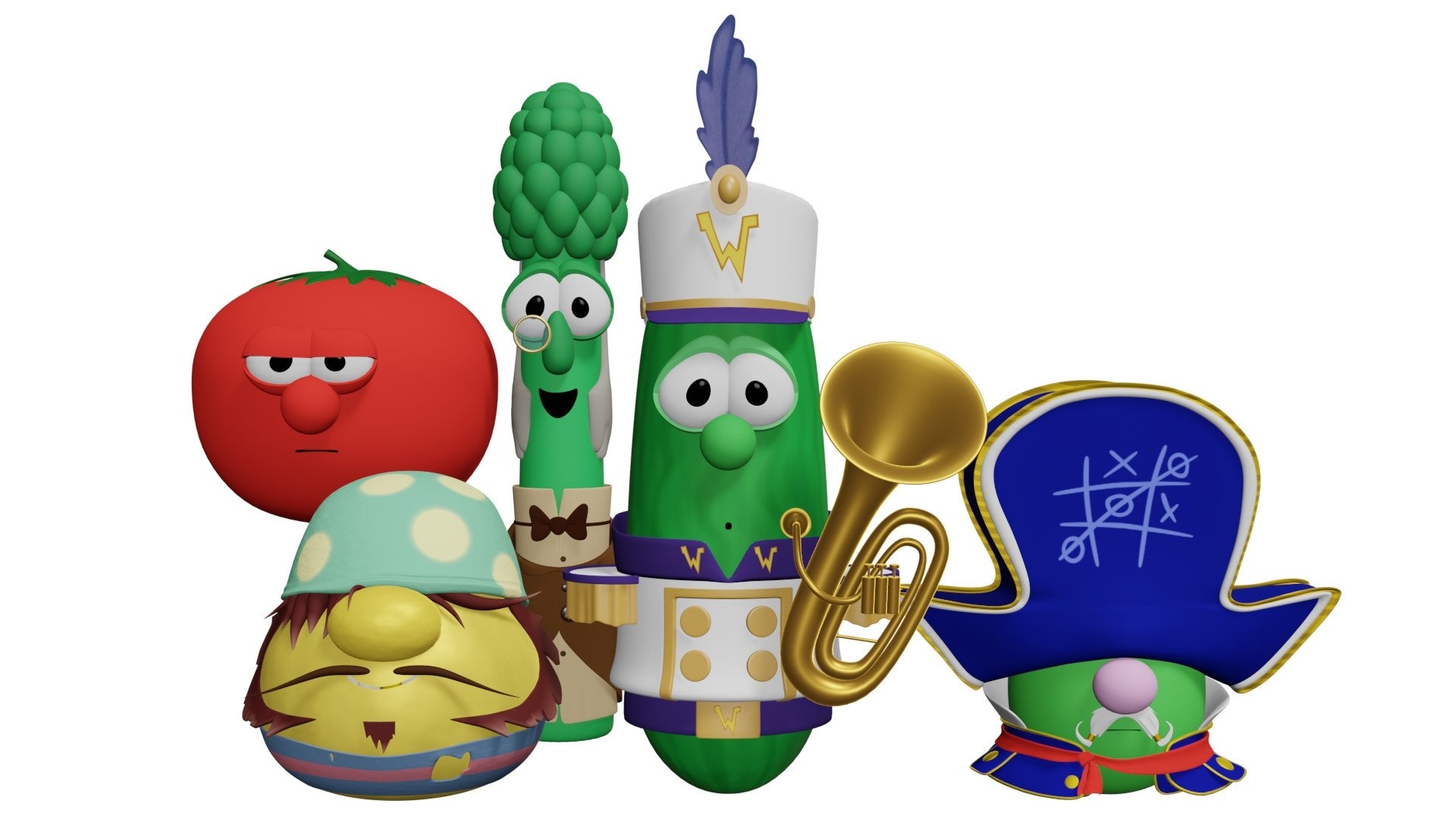 VeggieTales Gideon Tuba Warrior Movie 2006