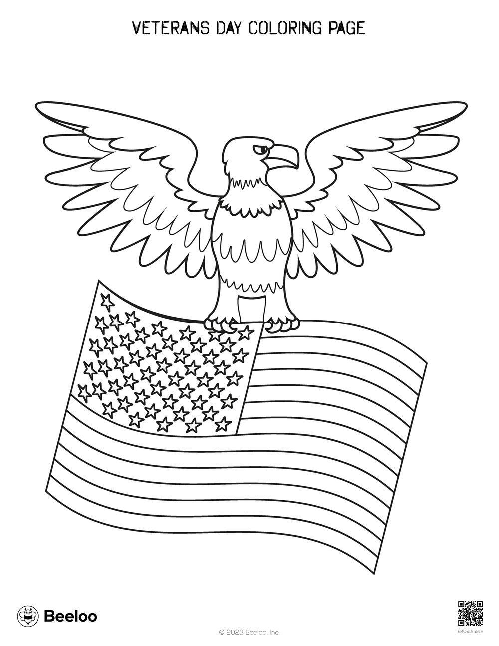 veterans day picture to color