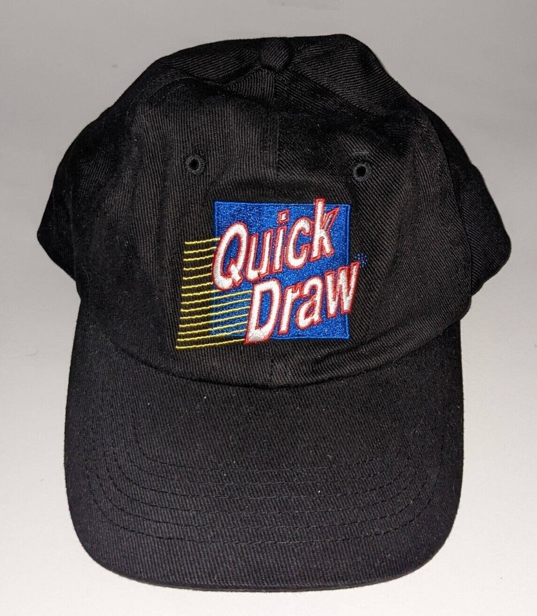 Vintage New York Lottery QUICK DRAW ADJUSTIBLE STRAP HAT CAP NY STATE RARE HTF