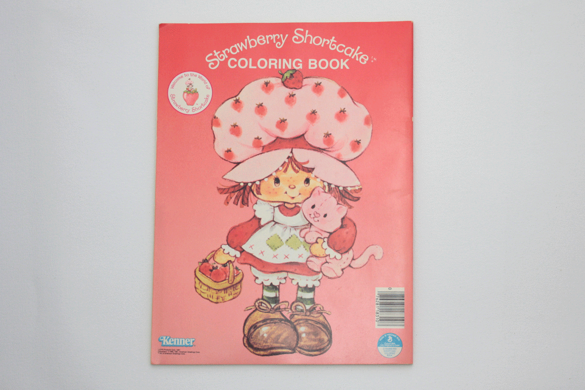 strawberry shortcake coloring pages original