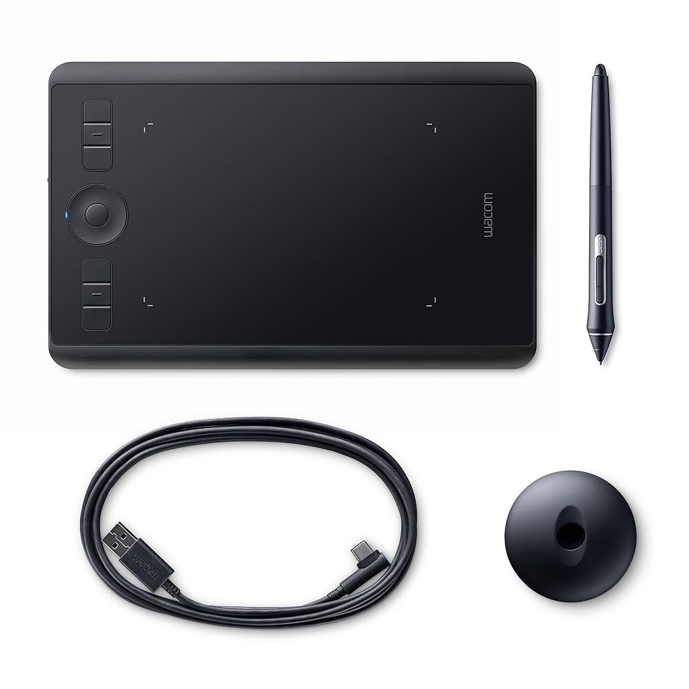 Wacom Intuos Pro S Black With Bluetooth Drawing Tablet With Pen Stylus Battery free U0026 Pressure sensitive Compatible With Windows U0026 Mac Perfect Tablet For Drawing Professional Graphics U0026 Design Amazon co uk Computers